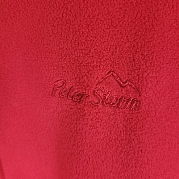 PETER STORM | ⅓ zip mock neck fleece pullover long sleeve sweater - Picture 2 of 6